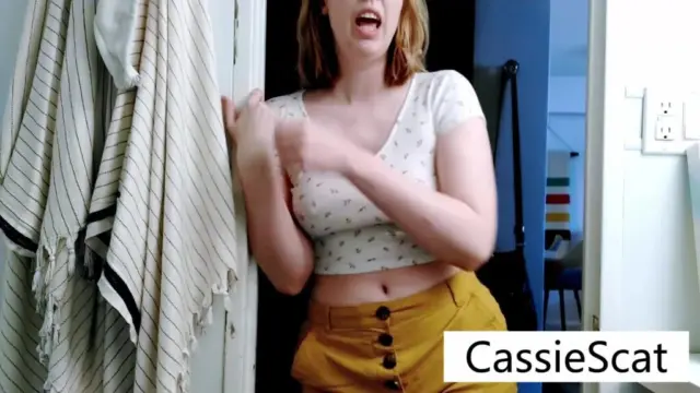 Hiding DESPERATE Poop from Plumber (caught!)